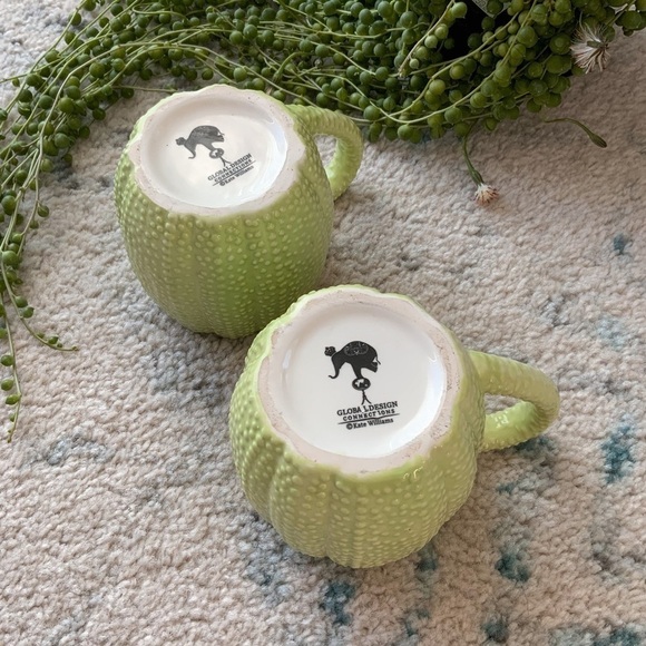 Set  of ceramic cactus mugs - Picture 4 of 4